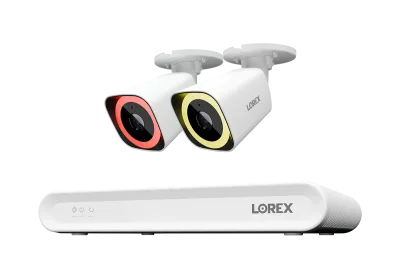 Sistema NVR Cablato Lorex Connect V Series 4K a 8 Canali con Telecamere Bullet PoE 4K V5 - 1TB