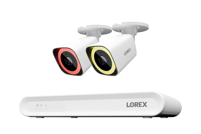 Sistema NVR Cablato Lorex Connect V Series 4K a 8 Canali con Telecamere Bullet PoE 4K V5 - 1TB