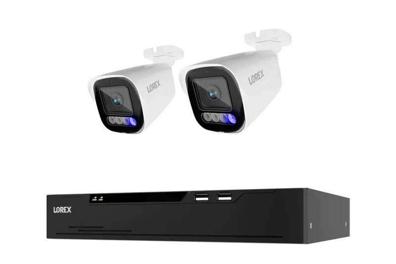 Lorex Connect X Series 4K 8-Channel Wired NVR System with X5 Bullet Security Cameras - 2TB
