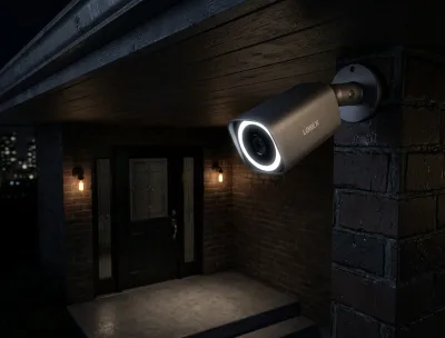Lorex Connect (uusi sovellus) | V-sarja | 8Ch 4K NVR -järjestelmä | 3 mustaa IP PoE -kameraa