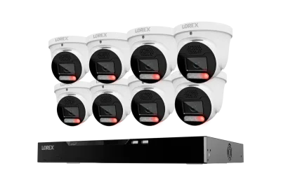 Lorex Connect X Series 4K 16-Channel Wired NVR System with X5 Turret Security Cameras - 4TB