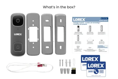 Lorex 1080p Wi-Fi -ovikello (johdollinen, 32 Gt) - Amazon