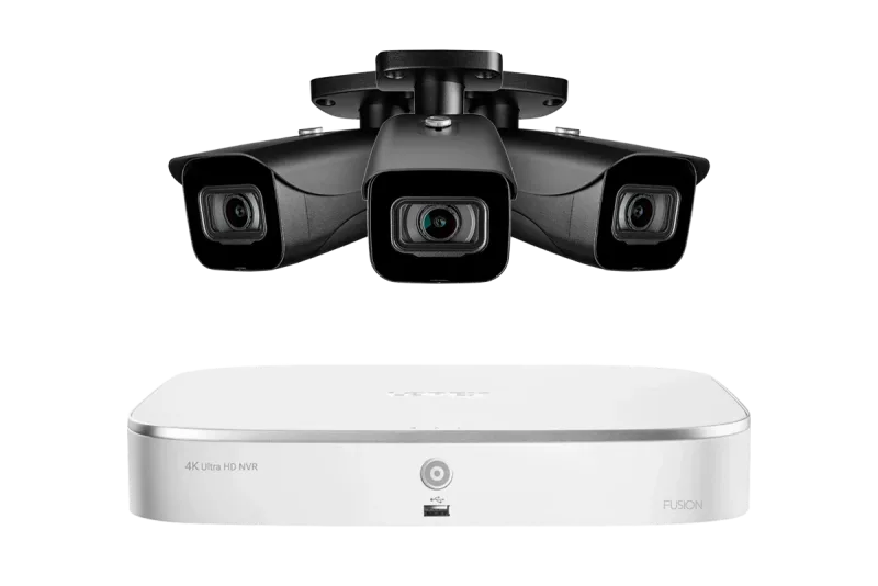 Lorex Fusion 4K 16-Channel (8 Wired + 8 Wi-Fi) 2TB NVR System with 3 Bullet Cameras - Amazon