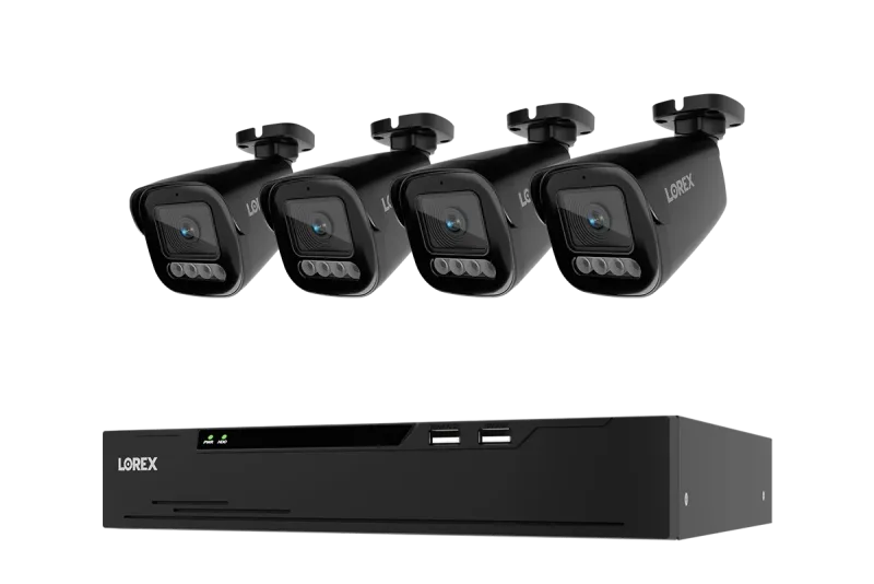 Sistema NVR cablato Lorex Connect X Series 4K a 8 canali con telecamere di sicurezza X3 Bullet - 2TB