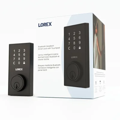 Cerradura inteligente Lorex Bluetooth Deadbolt con teclado táctil