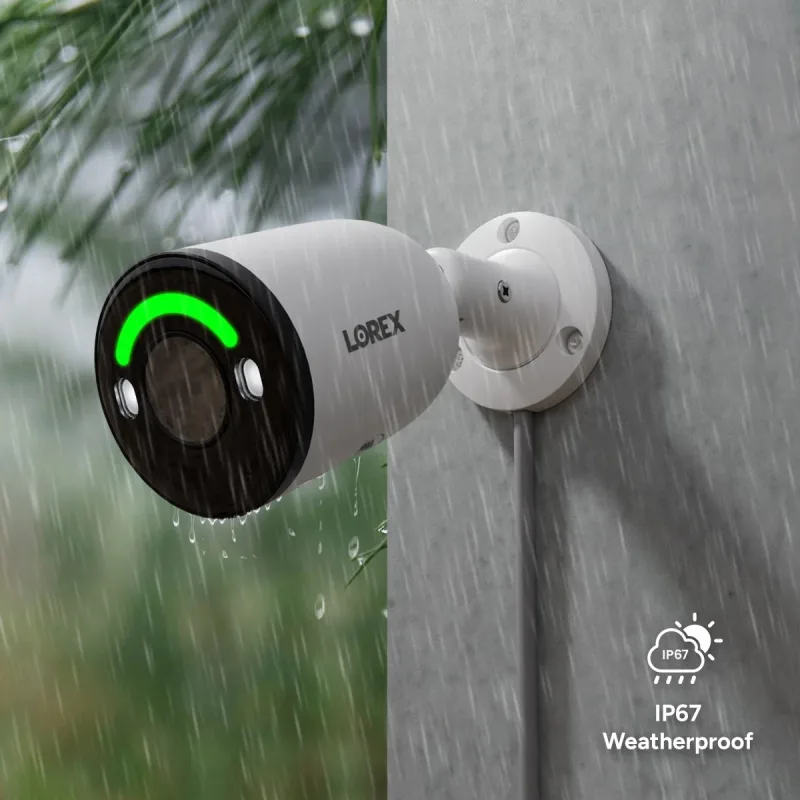 Lorex Cámara tipo bala PoE con IA 4K+ Classic con detección de personas y vehículos