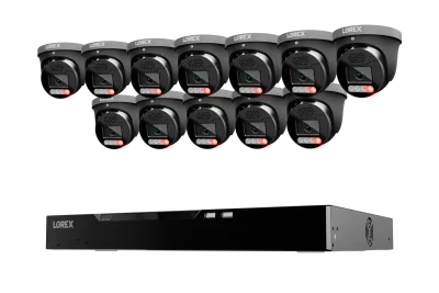 Lorex Connect X Series 4K 16-Channel Wired NVR System with X5 Turret Security Cameras - 4TB